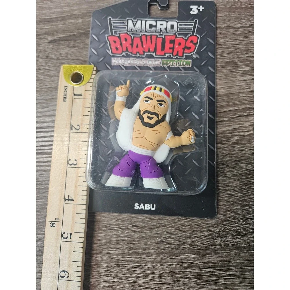 Micro Brawlers Hardcore Edition Sabu Wrestling Figure Pro Wrestling Tees NEW